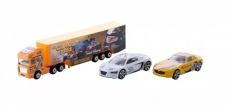 Wincars 86048-PT2083-Набор металлических машин авторалли, 3 штуки