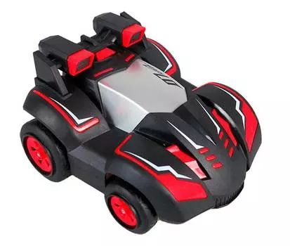Wincars Машинка трюковая Р/У с горизонтальным и вертикальным положением колёс, красная