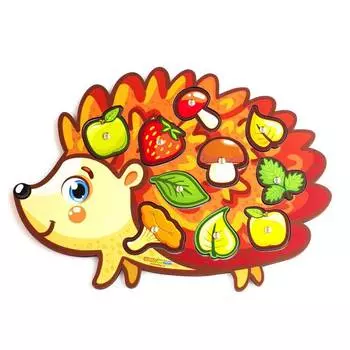 WoodlandToys Магнитная рыбалка Ёжик