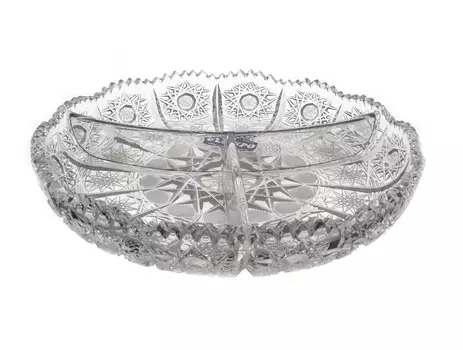 Менажница glasspo (bohemia) прозрачный 17 см.