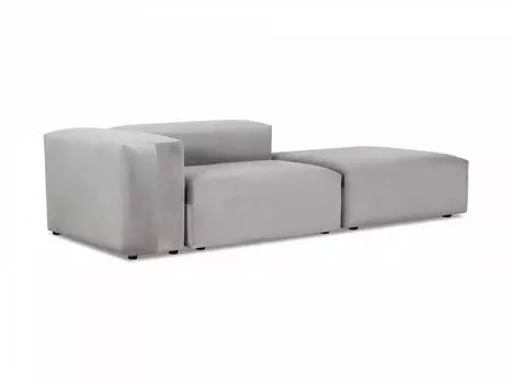 Модульный диван sorrento (ogogo) серый 245x63x105 см.