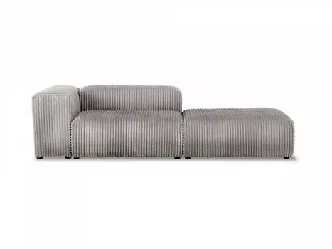 Модульный диван sorrento (ogogo) серый 245x63x105 см.