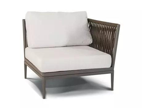 Модуль угловой касабланка (outdoor) коричневый 86.0x72x86.0 см.
