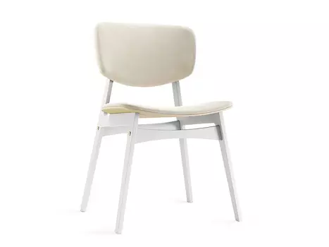 Мягкий стул sid (the idea) белый 52x82x47 см.