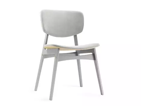Мягкий стул sid (the idea) серый 52x82x47 см.