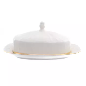 Масленка белый узор be-ivory (bernadotte) белый