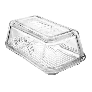 Маслёнка (kilner) прозрачный 17x7x10 см.