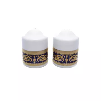 Набор для специй imperial cobalt gold (2 шт) (falkenporzellan) белый