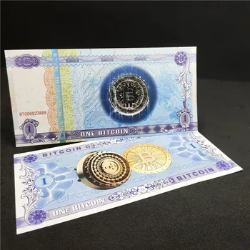 Коллекционные банкноты Bitcoin