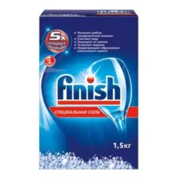 соль для ПММ FINISH,1,5кг