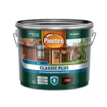 Средство деревозащитное PINOTEX Classic Plus, 9л, палисандр