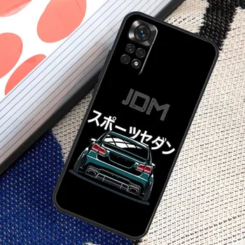 Спортивный автомобильный чехол JDM Drift для Xiaomi Redmi Note 12 8 9 10 11 Pro 9S 10S 11S 8T Redmi 10 12C 9C 10A 10C Coque Redmi Note 11