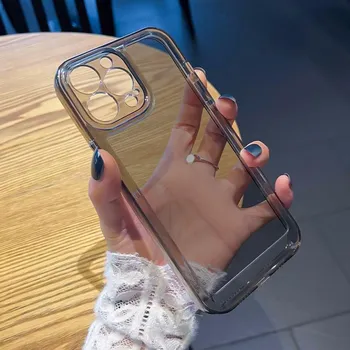 Подходит для чехла для телефона Apple 15Promax, чехла Space для iPhone 16, прозрачного силиконового чехла 14 12 Anti Drop Soft Case iPhone 16