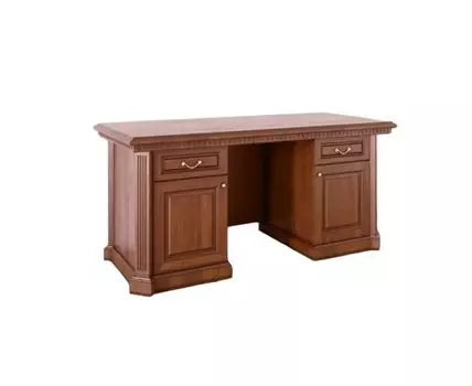 Стол письменный 2-тумбовый в цвете Терракот (Коричневый, 164)