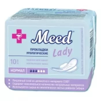 Meed - Урологические прокладки для женщин нормал, 10 шт