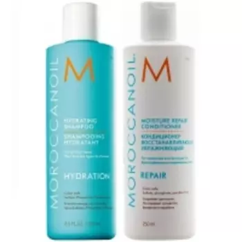 Moroccanoil - Набор "Увлажнение и восстановление": шампунь 250 мл + кондиционер 250 мл