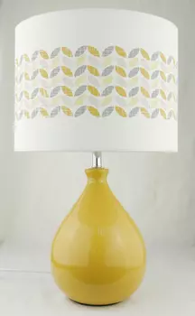 Настольная лампа Lamplandia Yelow L1129P YELLOW, Е14*макс 60Вт