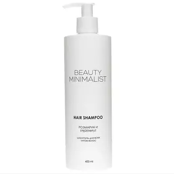 BEAUTY MINIMALIST Шампунь Rosemary and Grapefruit 400