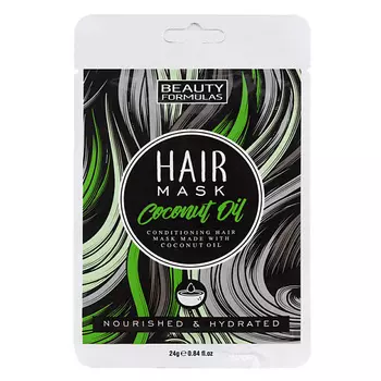 BEAUTY FORMULAS Маска для волос с кокосовым маслом Coconut Oil Hair Mask