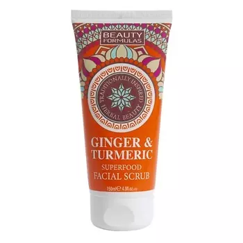 BEAUTY FORMULAS Скраб для лица с экстрактом имбиря и куркумы Ginger & Turmeric Facial Scrub