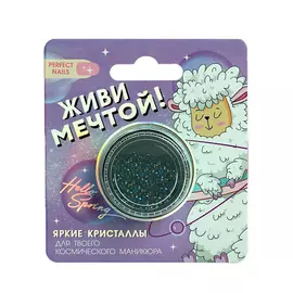 BEAUTY FOX Мелкие кристаллы для декора ногтей «Живи мечтой!»