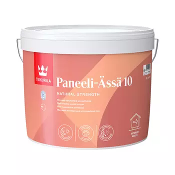 Лак акриловый интерьерный Tikkurila/Tikkivala Paneeli-Assa Expert основа EP бесцветный 9 л матовый