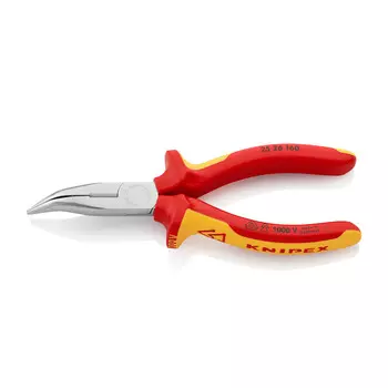 Круглогубцы с режущими кромками Knipex 165 мм (KN-2526160)