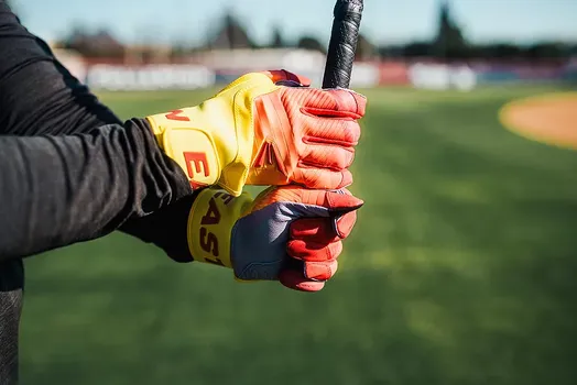 Перчатки Easton для взрослых Walk-Off Ethos Fire Batting Easton Sports, оранжевый