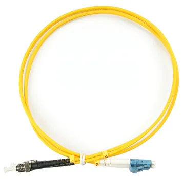 Кабель патч-корд волоконно-оптический Cabeus FOP(d)-9-LC-ST-1m duplex LC-ST 9/125 sm 1м LSZH