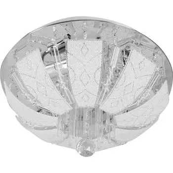 Люстра Пари 4xE14x60 Вт, LED, металл/стекло, цвет хром