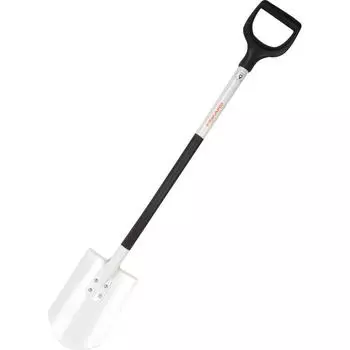 Лопата штыковая облегчённая Fiskars 105 см алюминий, с черенком