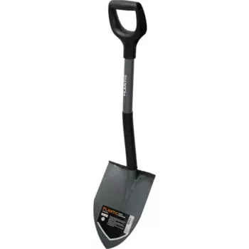 Лопата укороченная Plantic Terra Pro 81.5 см закаленная сталь с черенком