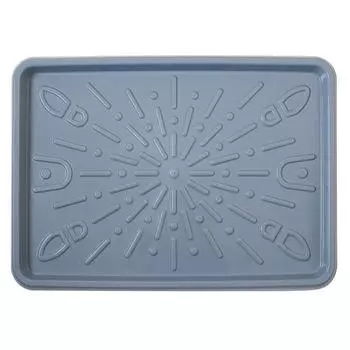 Лоток для обуви 38x53.5 см полипропилен цвет синий