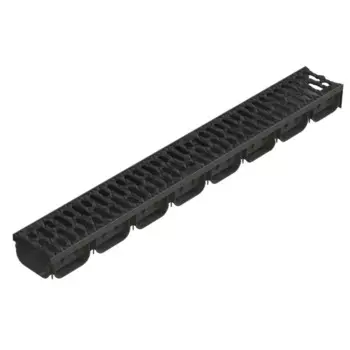 Лоток Standartpark Spark 2 пластиковый 1000x125x70 мм с чугунной решеткой класса А15