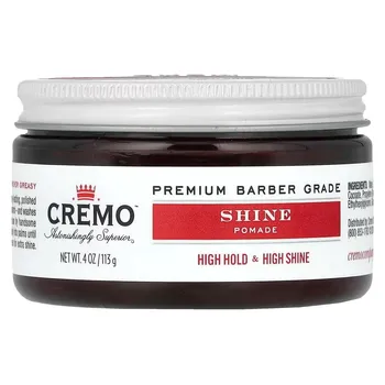 Помада Cremo Shine Pomade для сильной фиксации и блеска, 113 г