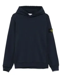 Толстовка с значком компаса Stone Island, синий