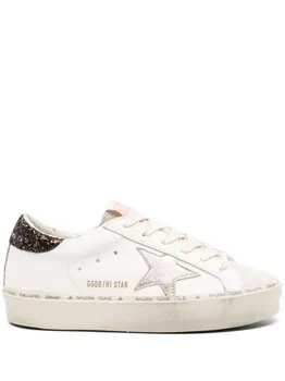 Golden Goose кеды Hi Star на платформе, белый