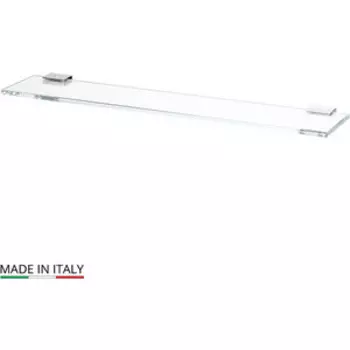Полка стеклянная Lineag Tiffany Lux 60 см, хром - стразы (TIF 911)
