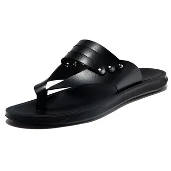 Fashion Men s High Quality Sandals Summer Men Shoes Breathable Walking Beach Slippers Outdoor Sandals Casual Fashion Filp Flops Big Size 38 красный