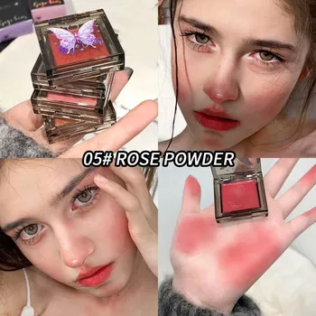 GEGE BEAR Butterfly Blush Cream Шелковистая текстура Стойкие и натуральные Новые многоцелевые тени для век и помада