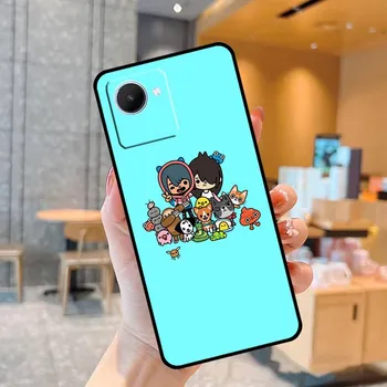 Чехол Toca Boca Toca Life World для Realme C55 C33 C31 C35 C30 C11 C15 C25s C21Y GT Neo 5 3T 2T 8 9 10 11 Pro Plus Realme C33