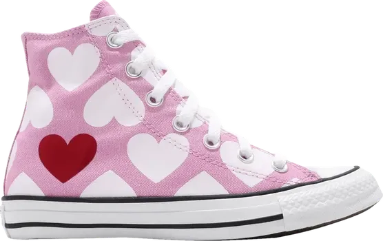 Кроссовки Converse Chuck Taylor All Star Hi Valentine, розовый