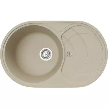 Мойка кухонная TopZeroAlla 780.500-08 Jasmine 08, 50х78 см