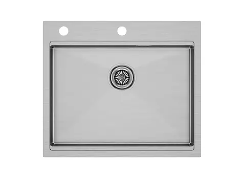 Мойка кухонная Paulmark Brim-Pro PM705951-BS брашированная сталь
