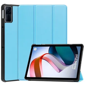Чехол для Xiaomi Redmi Pad, держатель для планшета, 10,6-дюймовый откидной чехол-подставка Folio, чехол для планшета Redmi Pad Funda, умный чехол для Xiaomi Redmi Pad 10,6 дюйма, 2022 г. Redmi Pad 10.6 красный