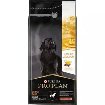 Корм PRO PLAN nature Elements для взрослых собак средних и крупных пород, с высоким содержанием лосося (10 кг)