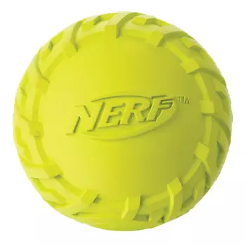Nerf мяч резиновый пищащий, 6 см (серия "Шина"), набор (синий/зелёный) (6 см)