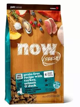 NOW'KITCHEN new Контроль веса - беззерновой корм для Собак Крупных пород с Индейкой, Уткой и овощами, 11,34 кг (11.34 кг)