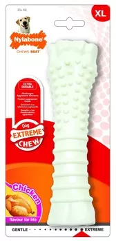 Nylabone текстурная косточка экстра-жесткая, аромат курицы, XL (203 г)