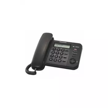 Телефон проводной Panasonic KX-TS2356RUB черный
